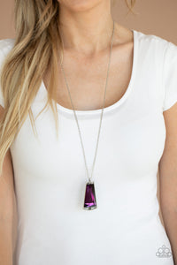 Necklace Long,Purple,Empire State Elegance Purple ✨ Necklace