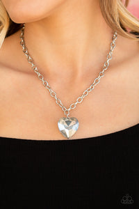 Hearts,Necklace Short,Silver,Valentine's Day,Flirtatiously Flashy Silver ✧ Necklace