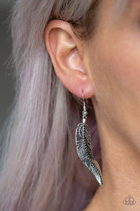 Earrings Fish Hook,Silver,FOWL Play Silver ✧ Earrings