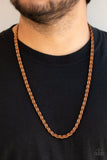 Go Down Fighting Copper ✧ Necklace Men's Necklace