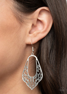 Earrings Fish Hook,Silver,Grapevine Glamour Silver ✧ Earrings