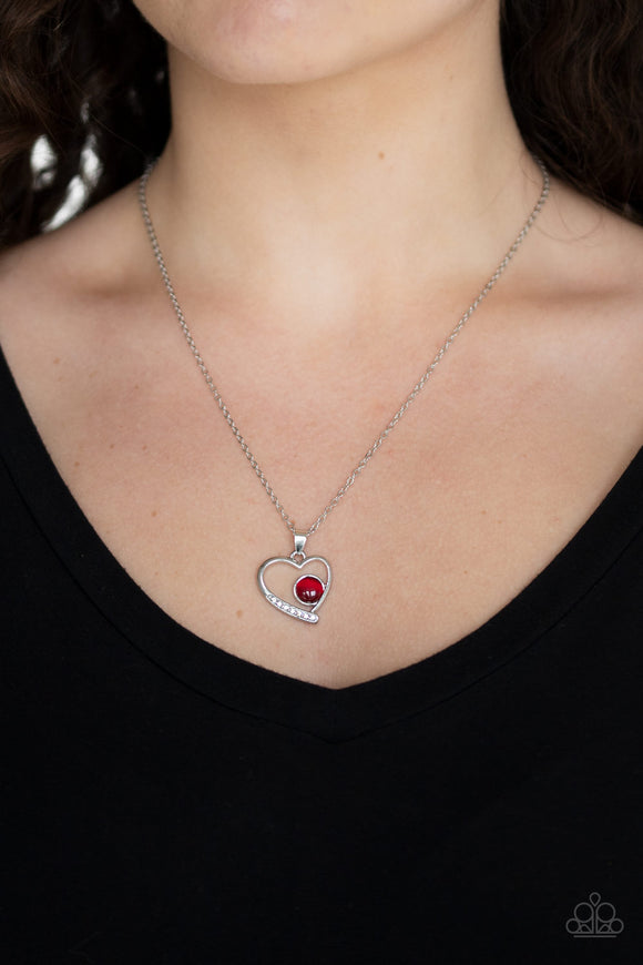 Heart Full of Love Red ✧ Necklace Short