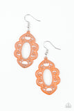 Mantras and Mandalas Orange ✧ Earrings Earrings