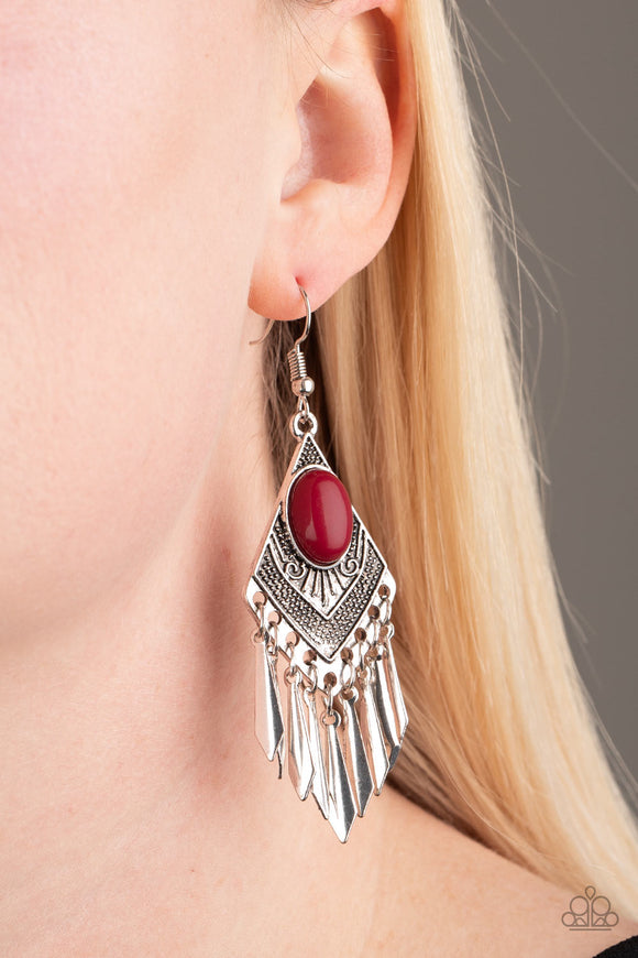 Mostly Monte-ZUMBA Red ✧ Earrings Earrings