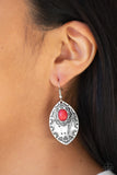 Mountain Montage Red ✧ Earrings Earrings