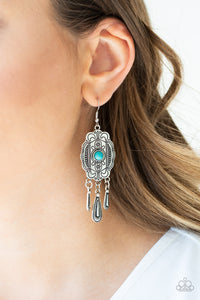 Blue,Earrings Fish Hook,Natural Native Blue ✧ Earrings