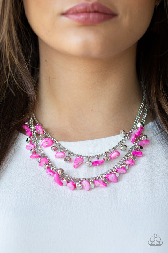 Pebble Pioneer Pink ✨ Necklace Short