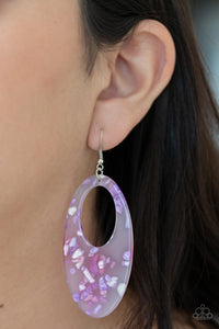 Earrings Acrylic,Earrings Fish Hook,Multi-Colored,Rainbow Springs Multi ✧ Acrylic Earrings