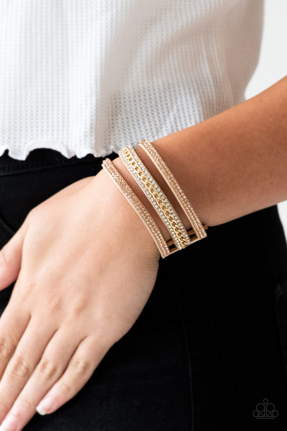 Rollin In Rhinestones Gold ✧ Bracelet Bracelet