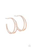 Rustic Curves Rose Gold ✧ Hoop Earrings Hoop Earrings