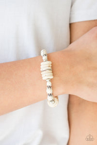 Bracelet Stretchy,White,Sagebrush Serenade White ✧ Bracelet
