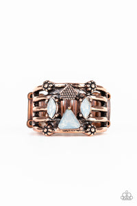Copper,Ring Wide Back,Shape Scene Copper ✧ Ring