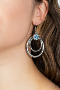 Blue,Earrings Fish Hook,Spun Out Opulence Blue ✧ Earrings