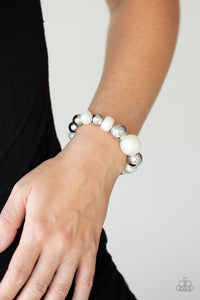 Bracelet Stretchy,Sets,White,Starstruck Shimmer White ✧ Bracelet
