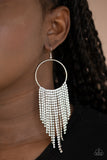 Streamlined Shimmer White ✧ Earrings Earrings