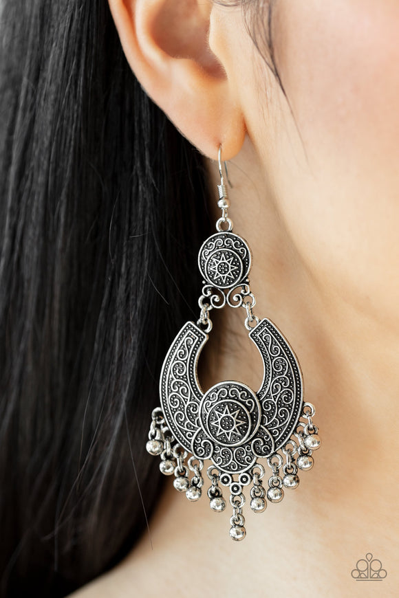 Sunny Chimes Silver ✧ Earrings Earrings