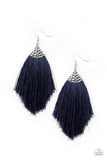 Tassel Tempo Blue ✧ Fringe Earrings Earrings