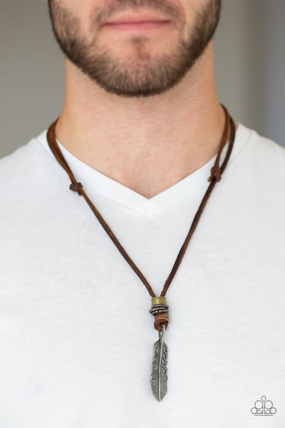 That QUILL Be The Day Brown ✧ Urban Necklace Urban Necklace