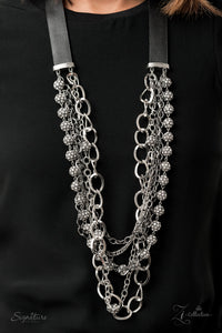 2020 Zi Collection,Black,Gunmetal,Necklace Long,Silver,The Arlingto ✧ Zi Collection Necklace