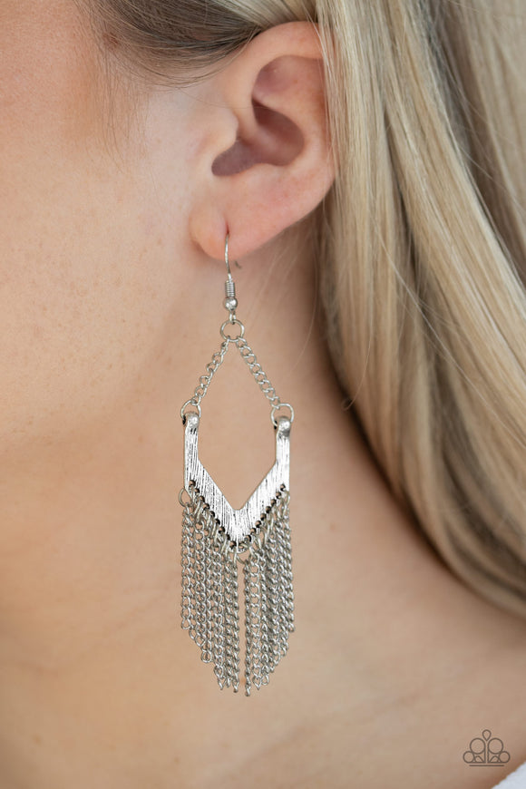 Unchained Fashion Silver ✧ Earrings Earrings
