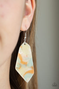 Earrings Fish Hook,Multi-Colored,Walking On WATERCOLORS Multi ✧ Earrings