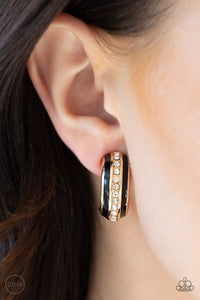Black,Earrings Clip-On,Gold,Multi-Colored,WEALTHY Living Gold ✧ Clip-On Earrings