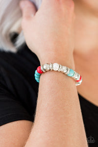 Bracelet Stretchy,Multi-Colored,Across The Mesa Multi  ✧ Bracelet