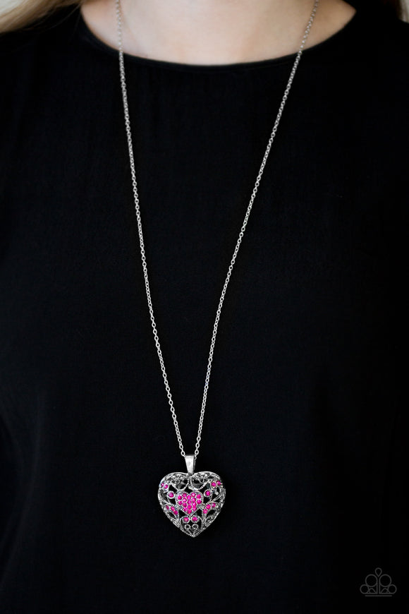 Heartless Heiress Pink ✨ Necklace Long