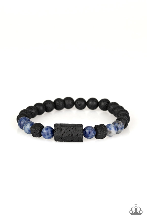 Zenned Out Blue ✧ Lava Rock Bracelet Lava Bracelet