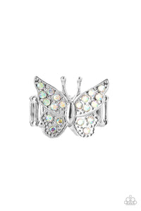 Butterfly,Iridescent,Multi-Colored,Ring Wide Back,Bona Fide Butterfly Multi ✧ Ring