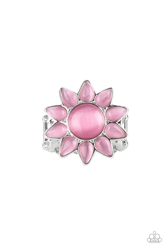 Blossoming Sunbeams Pink ✧ Cat's Eye Ring