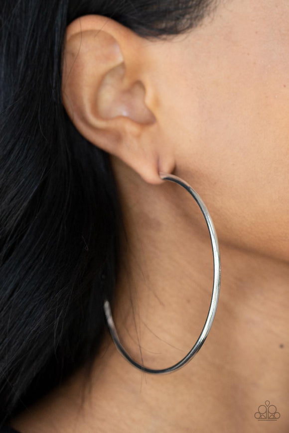 Mega Metro Silver ✧ Hoop Earrings Hoop Earrings