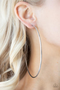 Earrings Hoop,Silver,Colossal Couture Silver ✧ Hoop Earrings