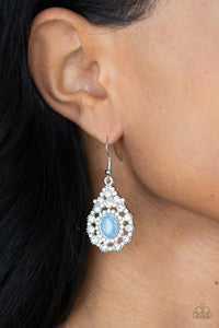 Blue,Earrings Fish Hook,Celestial Charmer Blue ✧ Earrings