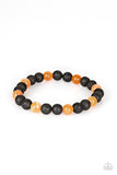 Top Ten Zen Orange ✧ Lava Rock Bracelet Lava Bracelet