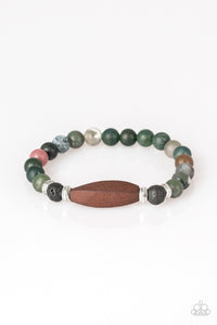 Bracelet Stretchy,Bracelet Wooden,Lava Stone,Wooden,Conscious Green ✧  Lava Rock Bracelet