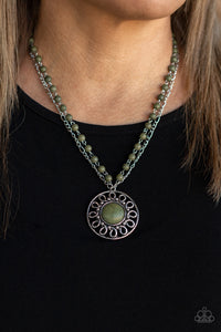 Green,Necklace Short,Sahara Suburb Green ✨ Necklace