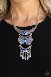 Blue,Necklace Long,Necklace Short,UV Shimmer,Lunar Enchantment Blue ✨ Necklace