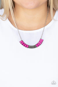 Hematite,Necklace Short,Pink,Coup de MANE Pink ✨ Necklace