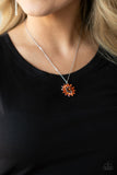 Formal Florals Orange ✨ Necklace Short