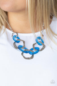 Blue,Necklace Acrylic,Necklace Short,Urban Circus Blue ✨ Necklace