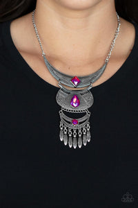 Necklace Short,Pink,UV Shimmer,Lunar Enchantment Pink ✨ Necklace