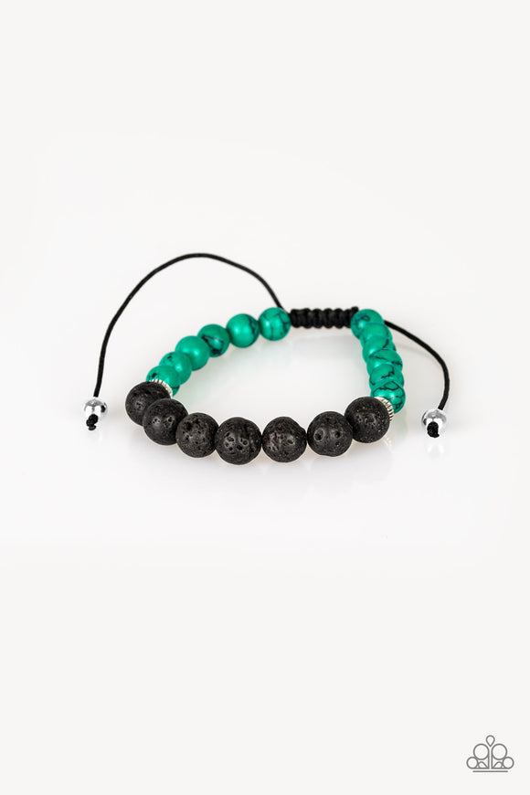 Relaxation Green ✧ Lava Rock Bracelet Lava Bracelet