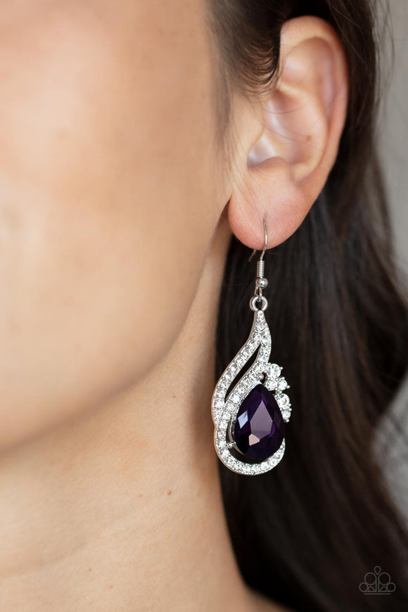 Dancefloor Diva Purple ✧ Earrings Earrings