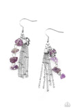 Stone Sensation Purple ✧ Earrings Earrings