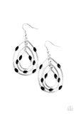 Rippling Rapport Black ✧ Earrings Earrings