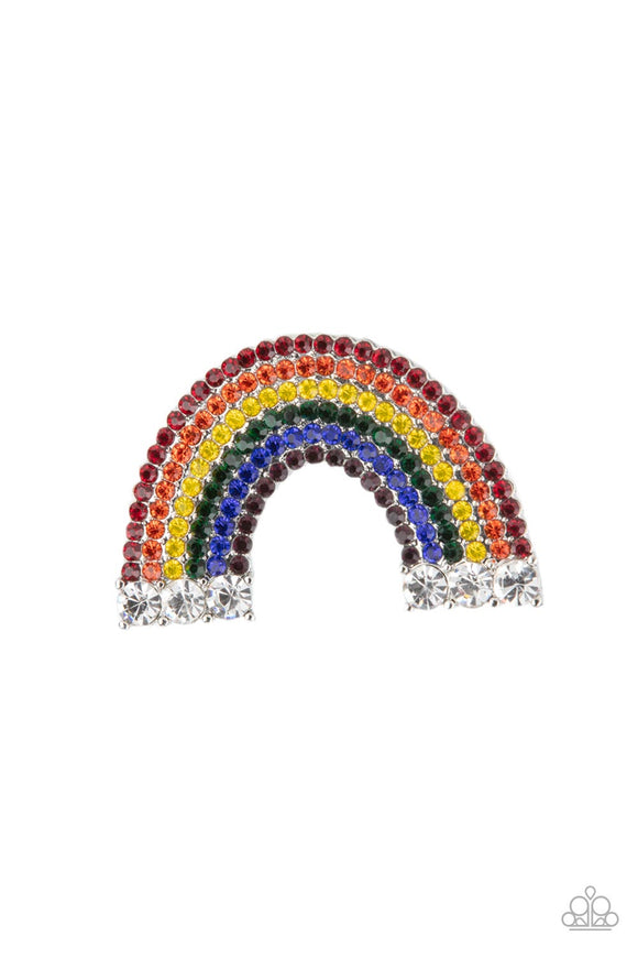 Somewhere Over The RHINESTONE Rainbow Multi ✧ Hair Clip Hair Clip Accessory