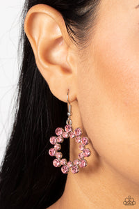 Earrings Fish Hook,Light Pink,Pink,Champagne Bubbles Pink ✧ Earrings