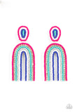 Rainbow Remedy Multi ✧ Seed Bead Post Earrings Post Earrings