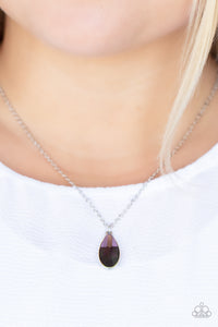 Necklace Short,Purple,Prismatically Polished Purple ✨ Necklace